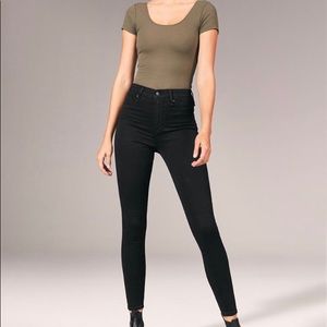 Abercrombie High Rise Jean Legging Ankle